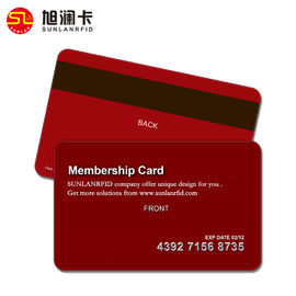 Chine PVC magnetic stripe cards with silver embossing number fournisseur