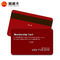 PVC magnetic stripe cards with silver embossing number fournisseur