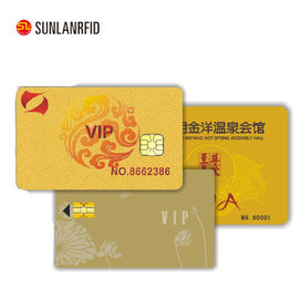 China Standard Sized PVC Contact Smart Card with Eco-Friendly Materials supplier