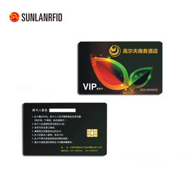 China Colorful PVC contact IC card portable contactless smart card with chip supplier